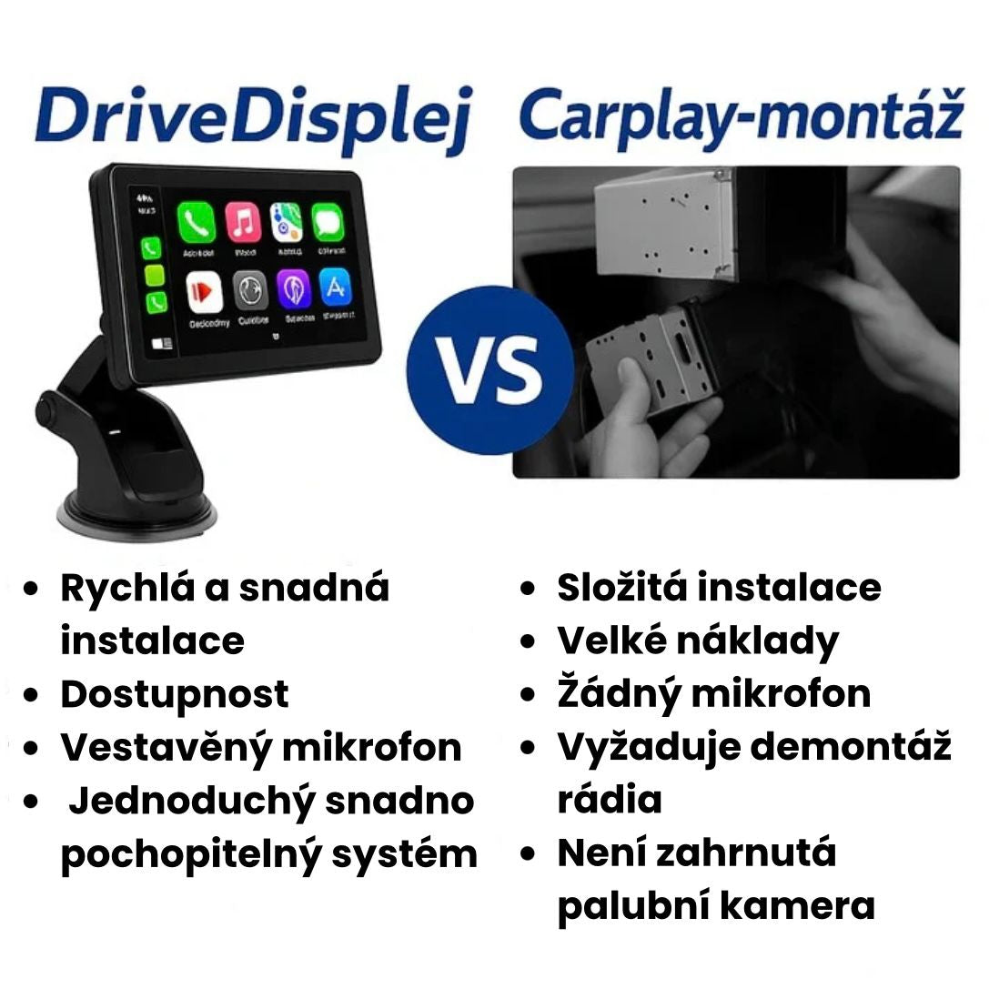 DriveDisplej - CarPlay systém