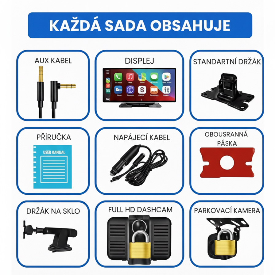 DriveDisplej PRO  - CarPlay systém